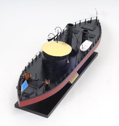 ALDO Hobbies & Creative Arts > Collectibles > Scale Models L: 24.5 W: 7 H: 10.5 Inches / NEW / wood U.S.S. Monitor Ironclad Steam Powered Ship Exclusive Edition Model Assembled