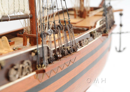 ALDO Hobbies & Creative Arts > Collectibles > Scale Models L: 24 W: 8 H: 24 Inches / NEW / Wood El Cazador The Hunter Spanish brig Tall Ship  Wood Model Sailboat Assembled