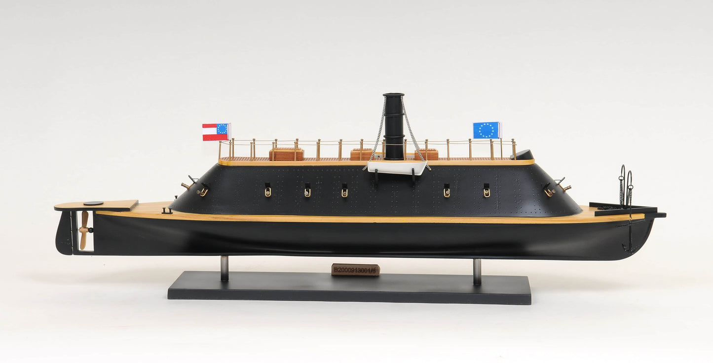 ALDO Hobbies & Creative Arts > Collectibles > Scale Models L: 28 W: 7 H: 9 Inches / NEW / wood C.S.S. Virginia Ironclad Steam Powered Ship Exclusive Edition Wood Model Assembled