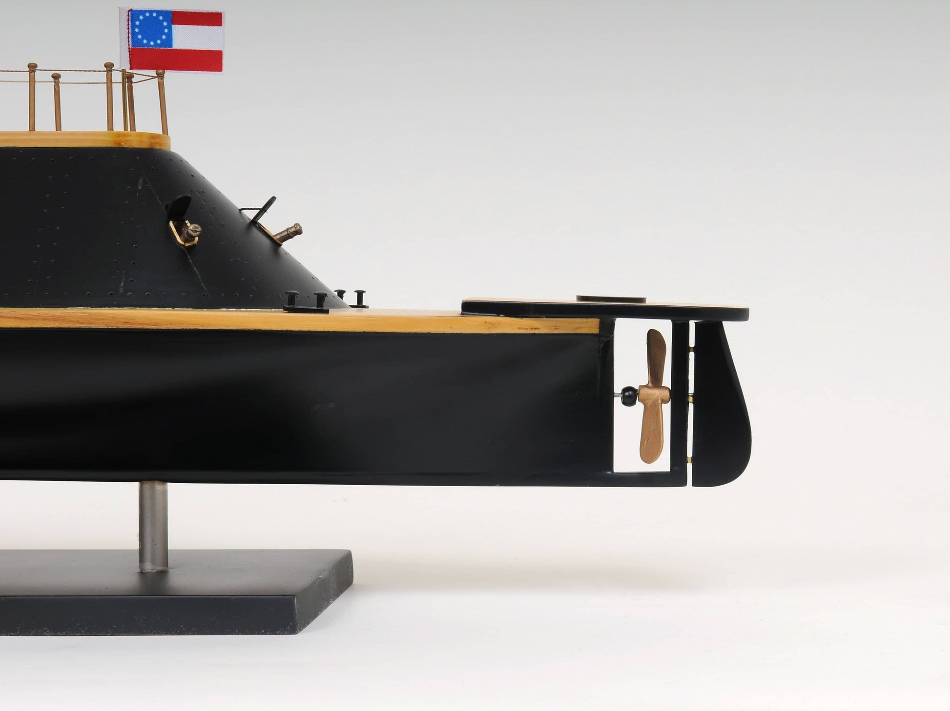 ALDO Hobbies & Creative Arts > Collectibles > Scale Models L: 38.5 W: 9.5 H: 16 Inches / NEW / wood C.S.S. Virginia Ironclad Steam Powered Ship Exclusive Edition Wood Model  Assembled with Display Case