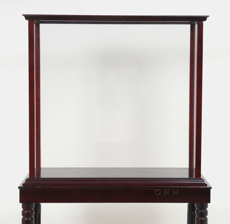 ALDO Hobbies & Creative Arts > Collectibles > Scale Models OUTSIDE:L: L: 29.25 W: 13.5 H: 51.75 Inches  / INSIDE : 26"L x 10"W x 24"H. inches. / NEW / Wood with plexiglass panels Floor Display Case Cabinet Wood with Plexiglas Panels for Tall Ship Yacht and Boat Models