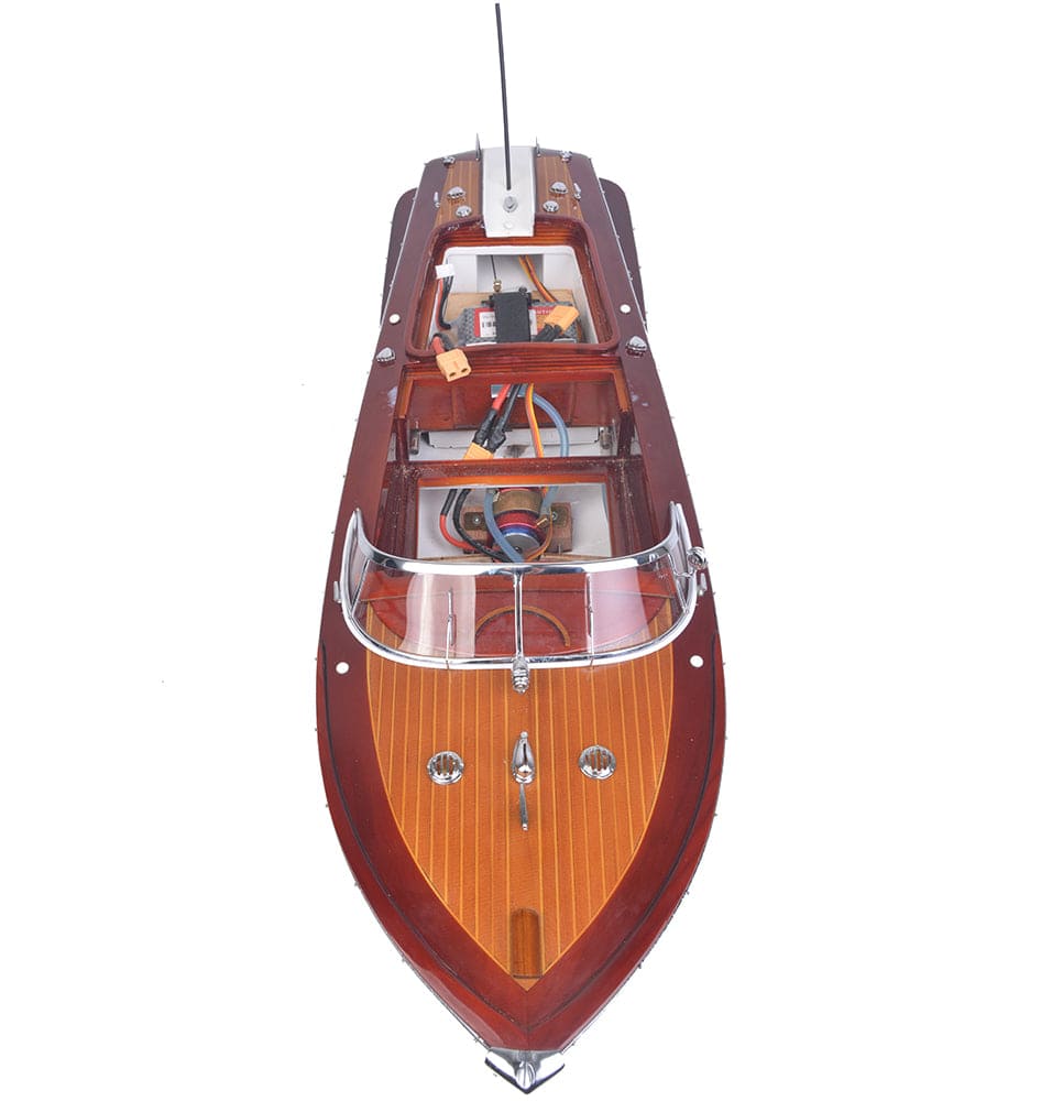 ALDO Hobbies & Creative Arts > Collectibles > Scale Models Radio Controlled Riva Aquarama With RC Motor Medium Model Ship Assembled