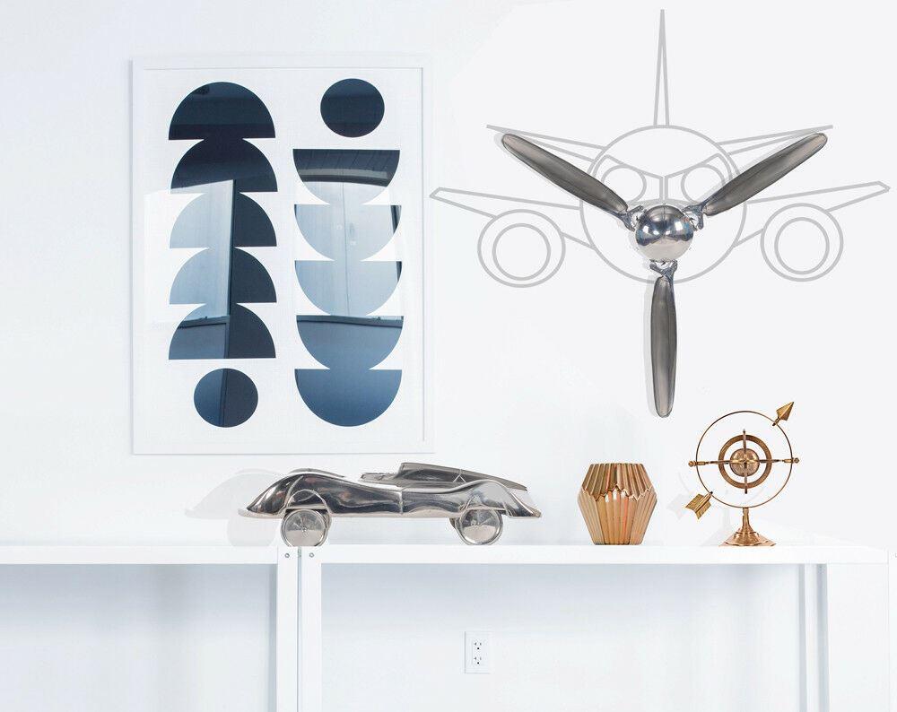 ALDO Hobbies & Creative Arts > Collectibles > Scale Models Vintage Propeller Three  Blade Aluminum