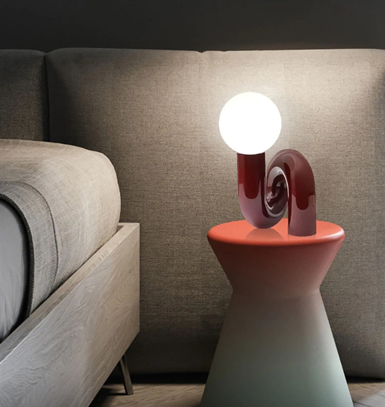 ALDO Home & Garden>Lamps> Lighting & Ceiling Fans Modern Tweested Shape Table Lamp