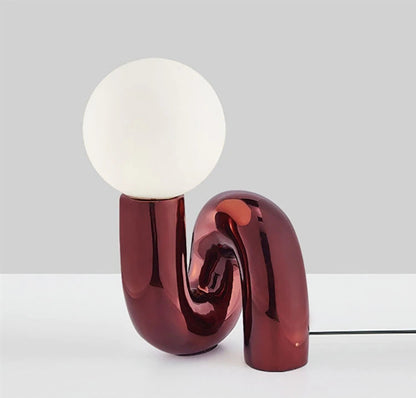 ALDO Home & Garden>Lamps> Lighting & Ceiling Fans Worm Light / resin Modern Tweested Shape Table Lamp