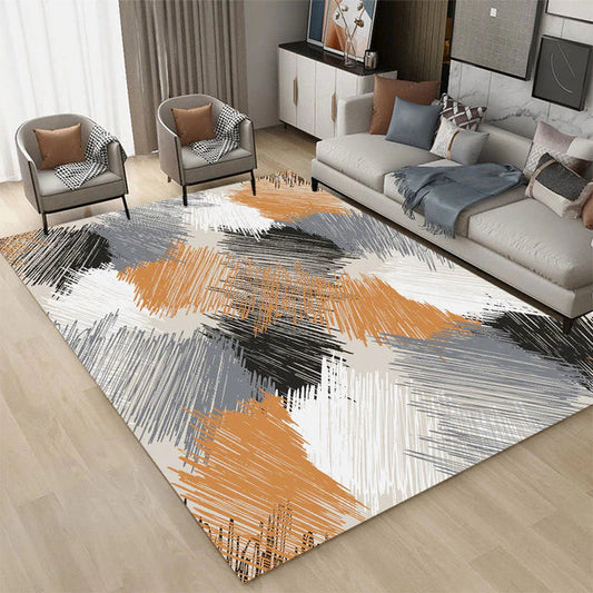ALDO Home & Kitchen>Area Rugs>Carpet 80 CM X 120 CM / 2.6 x 5 foot / polyester / Multicolor Fantasia Modern Luxury Geometric Design Polyester Indoor Area Rug Carpet