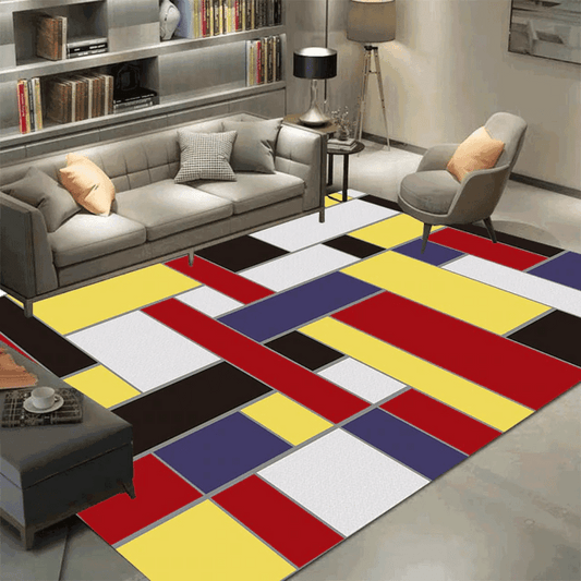 ALDO Home & Kitchen>Area Rugs>Carpet 80 CM X 120 CM / 2.6 x 5 foot / polyester / Multicolor Orion Modern Luxury Geometric Design Polyester Indoor Area Rug Carpet