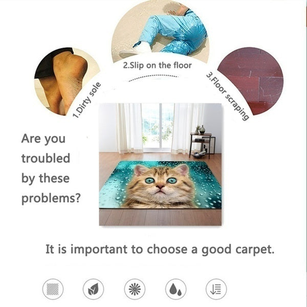 ALDO Home & Kitchen>Area Rugs>Carpet Horror Halloween Series Movie Characters Anti Slip Rug Carpet