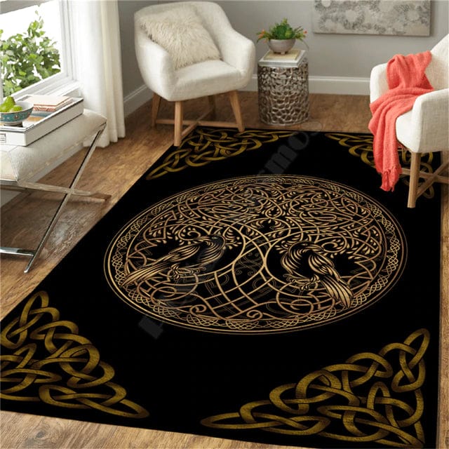 ALDO Home & Kitchen>Area Rugs>Carpet Viking Legends Modern Luxury Non-Slip Stain Resistant Rug Carpet