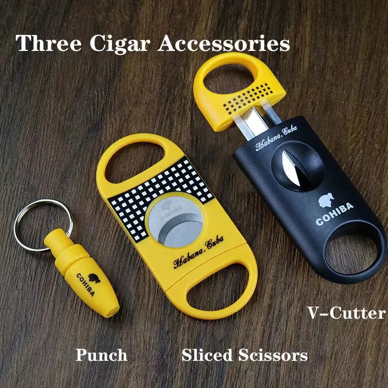 ALDO Home & Kitchen>Ashtray Luxury Cohiba Designer Cigar Tools and Accessories Set