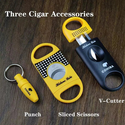 ALDO Home & Kitchen>Ashtray Luxury Cohiba Designer Cigar Tools and Accessories Set