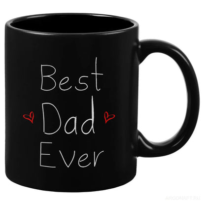 ALDO Home & Kitchen>Cups, Mugs, & Saucers Best Dad Ever 11oz Black Ceramic Coffee Tea Funny Cup