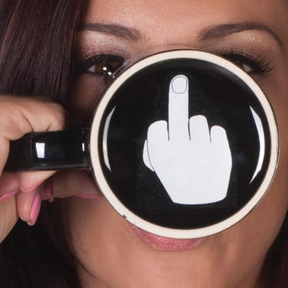 ALDO Home & Kitchen>Cups, Mugs, & Saucers Have a Nice Day Coffee and Tea Porcelain Mug Middle Finger Funny Cup