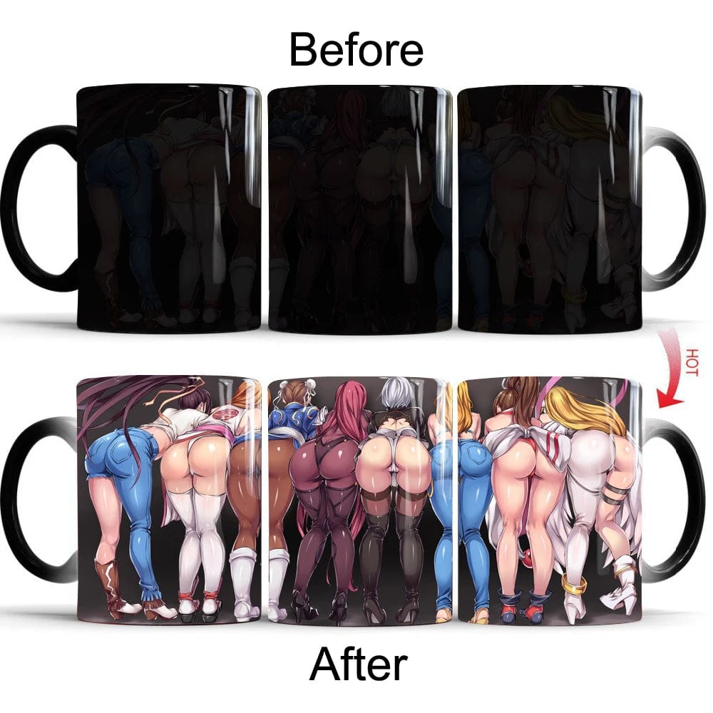 ALDO Home & Kitchen>Cups, Mugs, & Saucers Sexy Butt Coffee Tea Heat Sensitive Magic Funny Cup