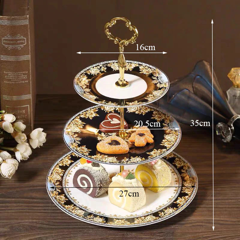 ALDO Home & Kitchen>Dinner Set new / Porcelain / Server Luxury English Royal Style Hand Made Fine Porcelain Bone China with Real  24 Karat Gold Plated Coffee and Tea Sets