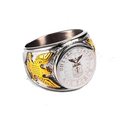 ALDO Jewelry 12 American Military Rings United States Airforce Style B