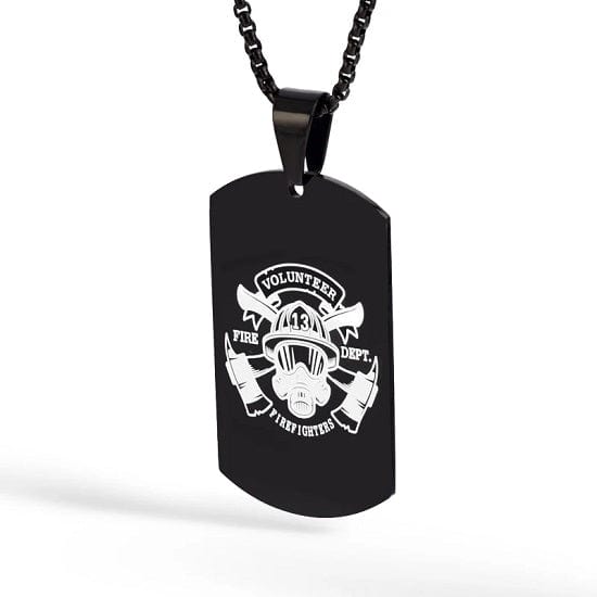 ALDO Jewelry American Unique  Black United States Military Pendant Necklasses