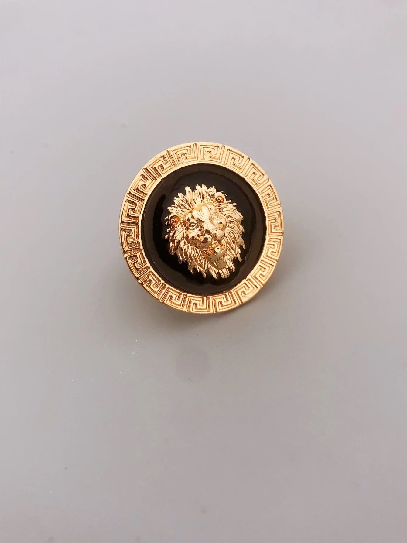 ALDO Jewelry Golden Adjustable Lione Head Ring