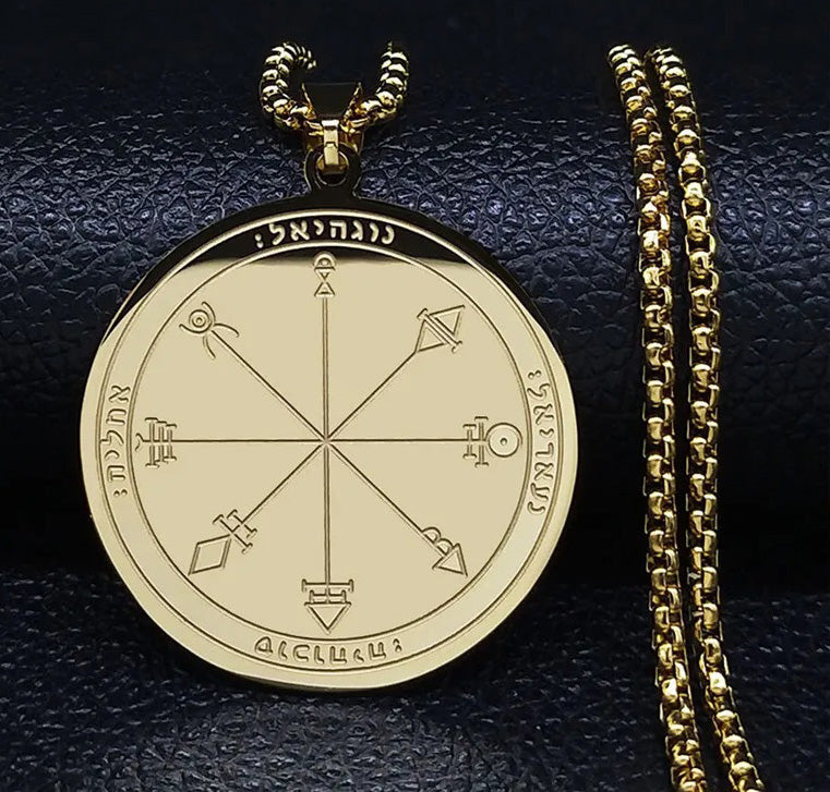 ALDO Jewelry King Solomon Amulet Pentacle Pendant For New Love  Family Hapiness  Protection and Success