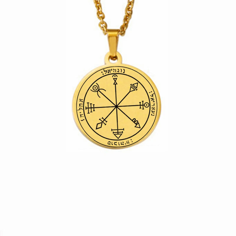 ALDO Jewelry King Solomon Amulet Pentacle Pendant For New Love  Family Hapiness  Protection and Success