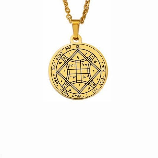ALDO Jewelry King Solomon Seal Amulet Pendant Neklass for Pathway to Regaining Love and Live Life to Its Fullest