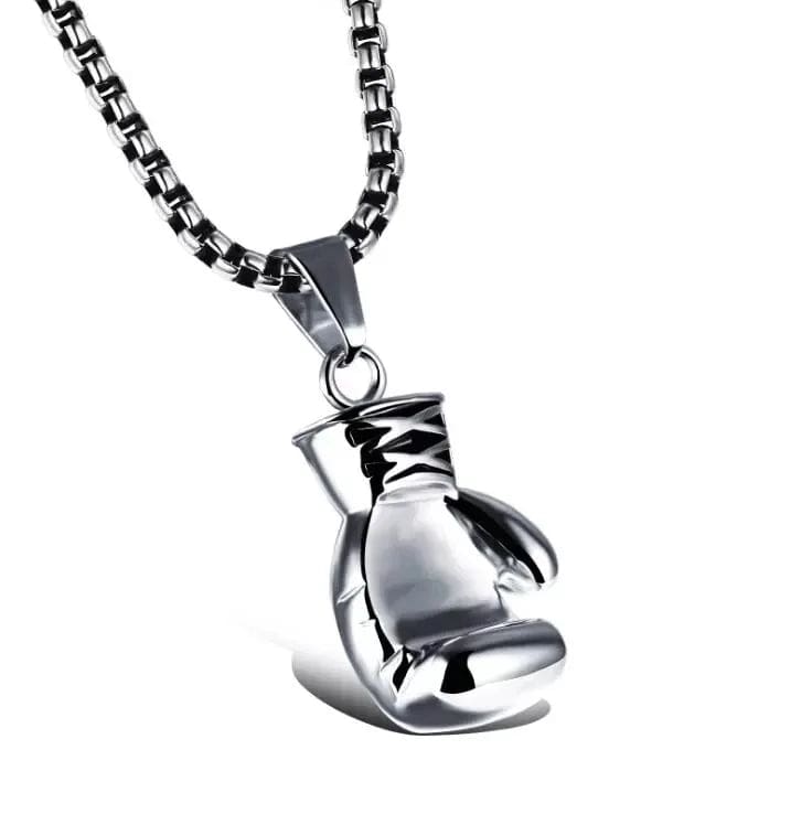 ALDO Jewelry Sport Fitness Boxing Gluves Pendant Necklace for Good Fortune,Victory and Safety for Man and Woman