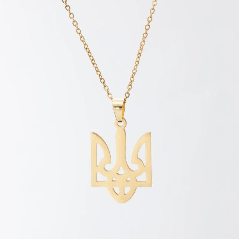 ALDO Jewelry Ukrainien National Symbol Slava Ukraine Pendant Necklace for Men  amd Woman