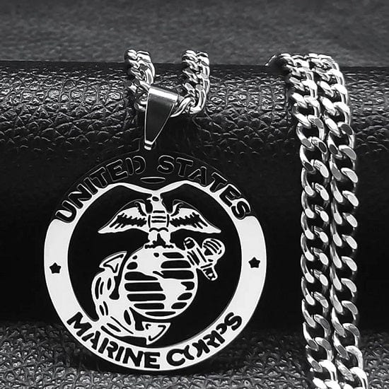 ALDO Jewelry United States Marine Corps Medal Necklace Pendant