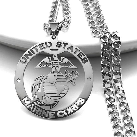 ALDO Jewelry United States Marine Corps Medal Necklace Pendant