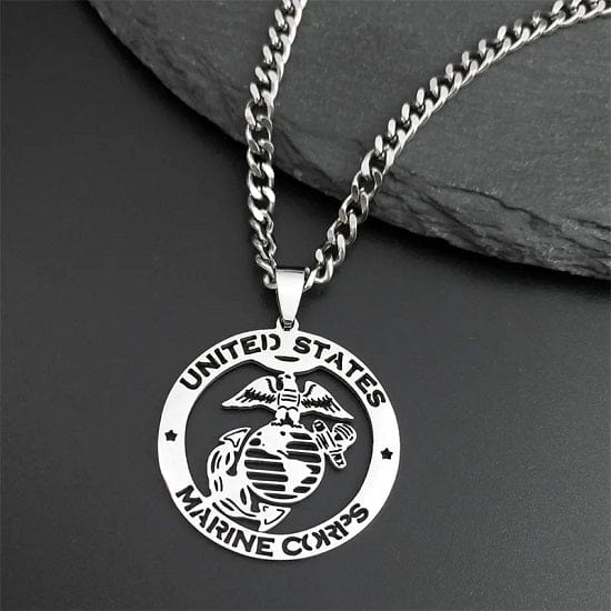 ALDO Jewelry United States Marine Corps Medal Necklace Pendant