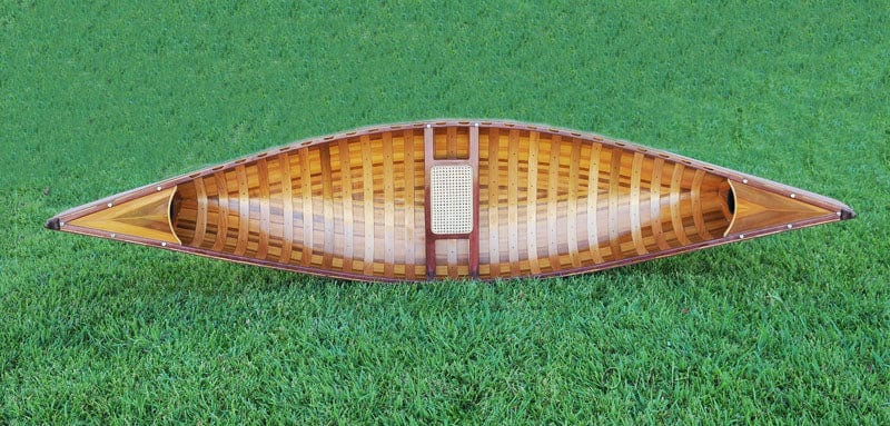 ALDO Kayaking, Canoeing & Rafting>Canoes L: 117 W: 26.5 H: 20 Inches / NEW / wood Real High Quality  Red Wood Cedar Canoe 10 Ft With Ribs