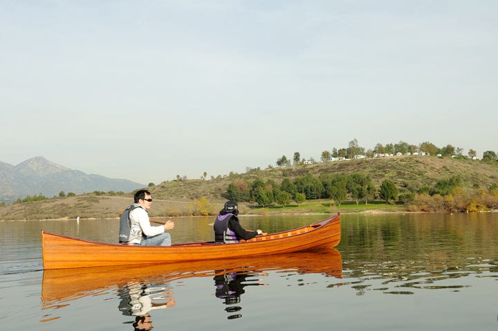 ALDO Kayaking, Canoeing & Rafting>Canoes L: 187.5 W: 31.5 H: 24 Inches / NEW / wood Real High Quality Canadian Cedar Canoe With Ribs