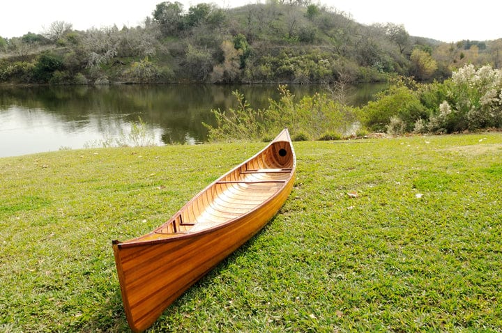 ALDO Kayaking, Canoeing & Rafting>Canoes L: 187.5 W: 31.5 H: 24 Inches / NEW / wood Real High Quality Canadian Cedar Canoe With Ribs