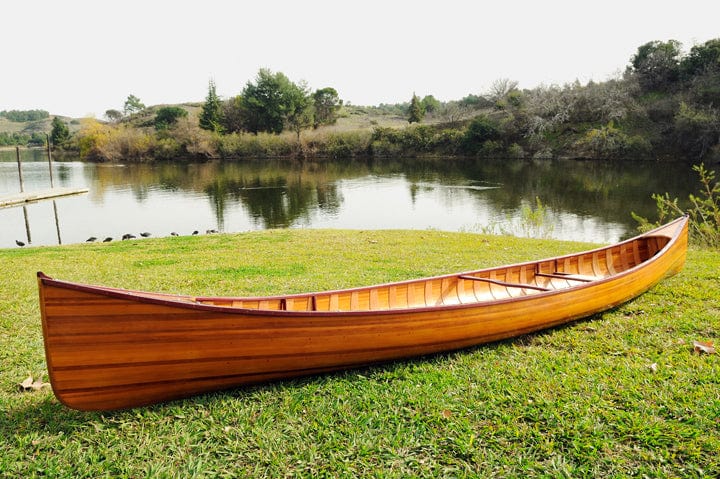 ALDO Kayaking, Canoeing & Rafting>Canoes L: 187.5 W: 31.5 H: 24 Inches / NEW / wood Real High Quality Canadian Cedar Canoe With Ribs
