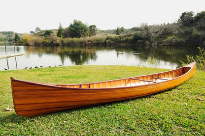 ALDO Kayaking, Canoeing & Rafting>Canoes L: 187.5 W: 31.5 H: 24 Inches / NEW / wood Real High Quality Canadian Cedar Canoe With Ribs