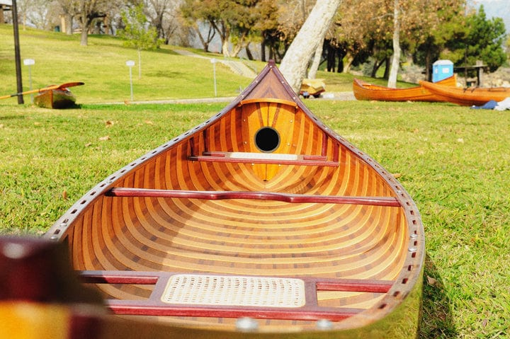 ALDO Kayaking, Canoeing & Rafting>Canoes L: 187.5 W: 31.5 H: 24 Inches / NEW / wood Real High Quality Canadian Cedar Canoe With Ribs