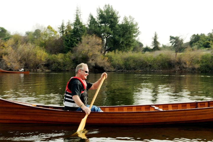 ALDO Kayaking, Canoeing & Rafting>Canoes L: 187.5 W: 31.5 H: 24 Inches / NEW / wood Real High Quality Canadian Cedar Canoe With Ribs
