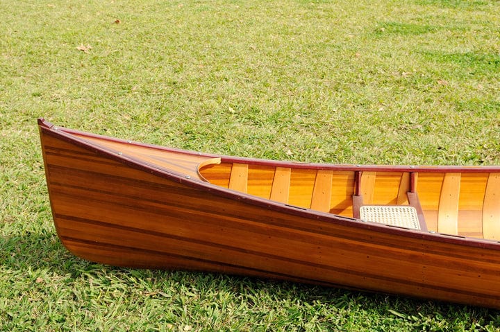 ALDO Kayaking, Canoeing & Rafting>Canoes L: 187.5 W: 31.5 H: 24 Inches / NEW / wood Real High Quality Canadian Cedar Canoe With Ribs