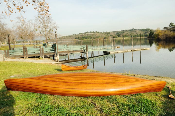 ALDO Kayaking, Canoeing & Rafting>Canoes L: 187.5 W: 31.5 H: 24 Inches / NEW / wood Real High Quality Canadian Cedar Canoe With Ribs