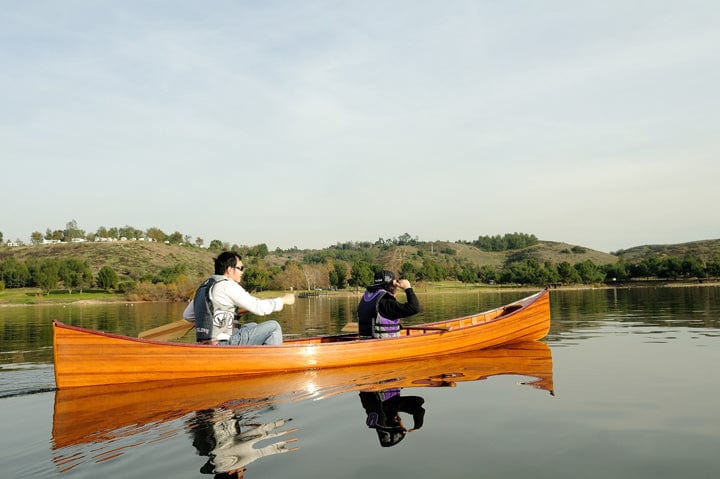 ALDO Kayaking, Canoeing & Rafting>Canoes L: 187.5 W: 31.5 H: 24 Inches / NEW / wood Real High Quality Canadian Cedar Canoe With Ribs