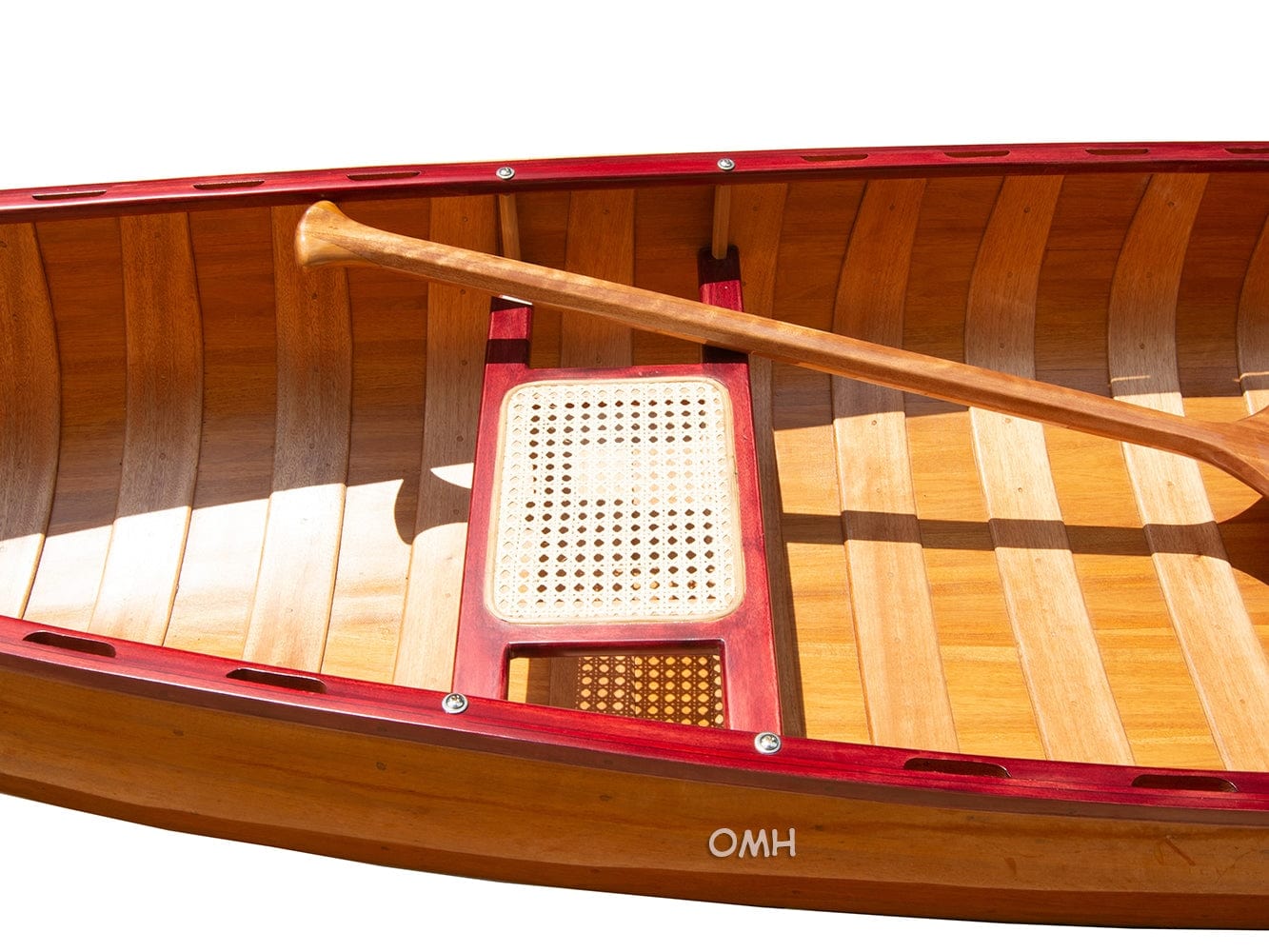 ALDO Kayaking, Canoeing & Rafting>Canoes L: 187.5 W: 31.5 H: 24 Inches / NEW / wood Real High Quality Canadian Cedar Canoe With Ribs
