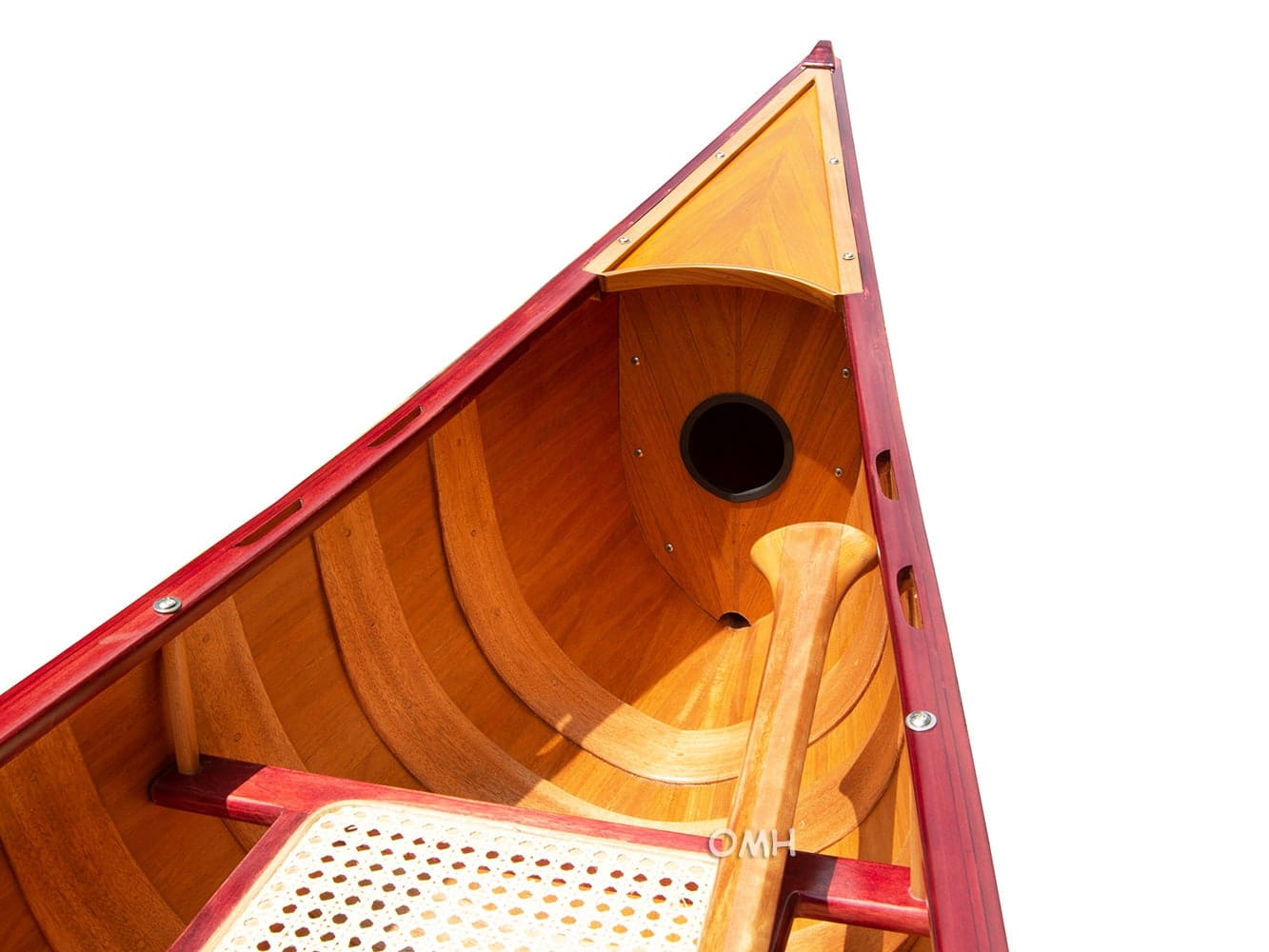 ALDO Kayaking, Canoeing & Rafting>Canoes L: 187.5 W: 31.5 H: 24 Inches / NEW / wood Real High Quality Canadian Cedar Canoe With Ribs