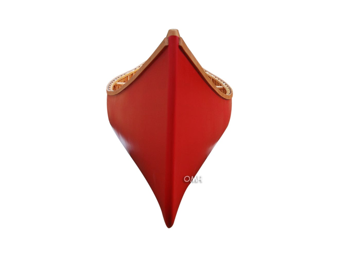 ALDO Kayaking, Canoeing & Rafting>Canoes L: 187.5 W: 31.5 H: 24 Inches / NEW / wood Real High Quality  Red Wood Cedar Canoe 16 Ft With Ribs