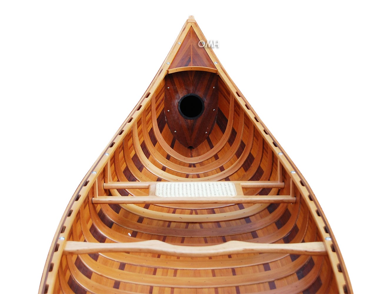 ALDO Kayaking, Canoeing & Rafting>Canoes L: 187.5 W: 31.5 H: 24 Inches / NEW / wood Real High Quality  Red Wood Cedar Canoe 16 Ft With Ribs