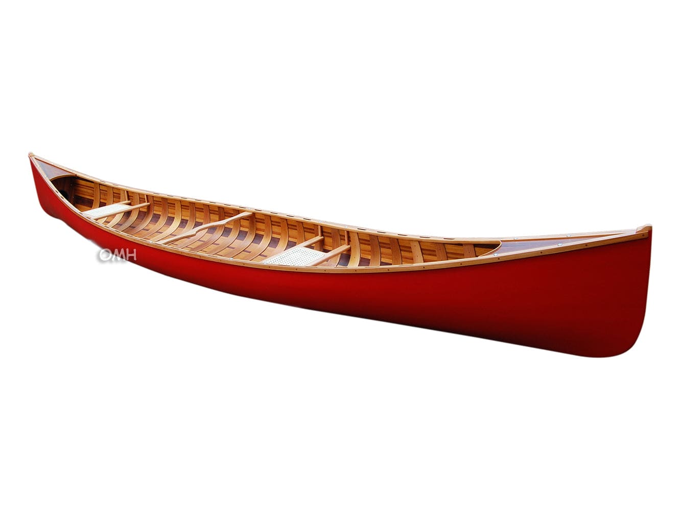 ALDO Kayaking, Canoeing & Rafting>Canoes L: 187.5 W: 31.5 H: 24 Inches / NEW / wood Real High Quality  Red Wood Cedar Canoe 16 Ft With Ribs