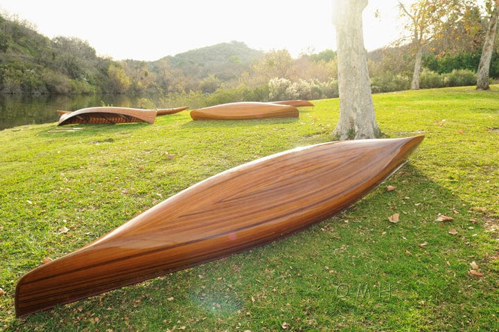 ALDO Kayaking, Canoeing & Rafting>Canoes L: 216 W: 35.5 H: 27 Inches / NEW / wood Real High Quality Canadian Cedar Canoe 18 feet