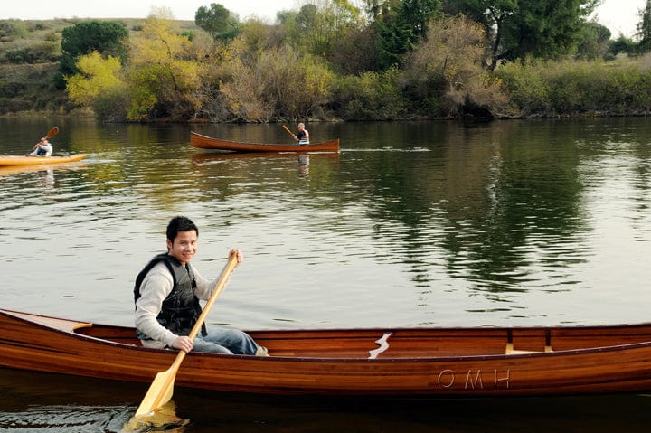 ALDO Kayaking, Canoeing & Rafting>Canoes L: 216 W: 35.5 H: 27 Inches / NEW / wood Real High Quality Canadian Cedar Canoe 18 feet