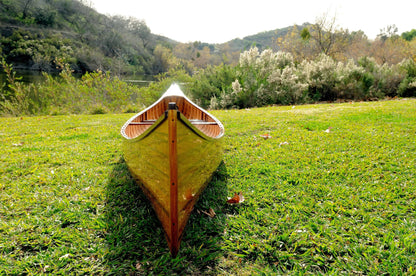 ALDO Kayaking, Canoeing & Rafting>Canoes L: 216 W: 35.5 H: 27 Inches / NEW / wood Real High Quality Canadian Cedar Canoe  With Ribs18 feet
