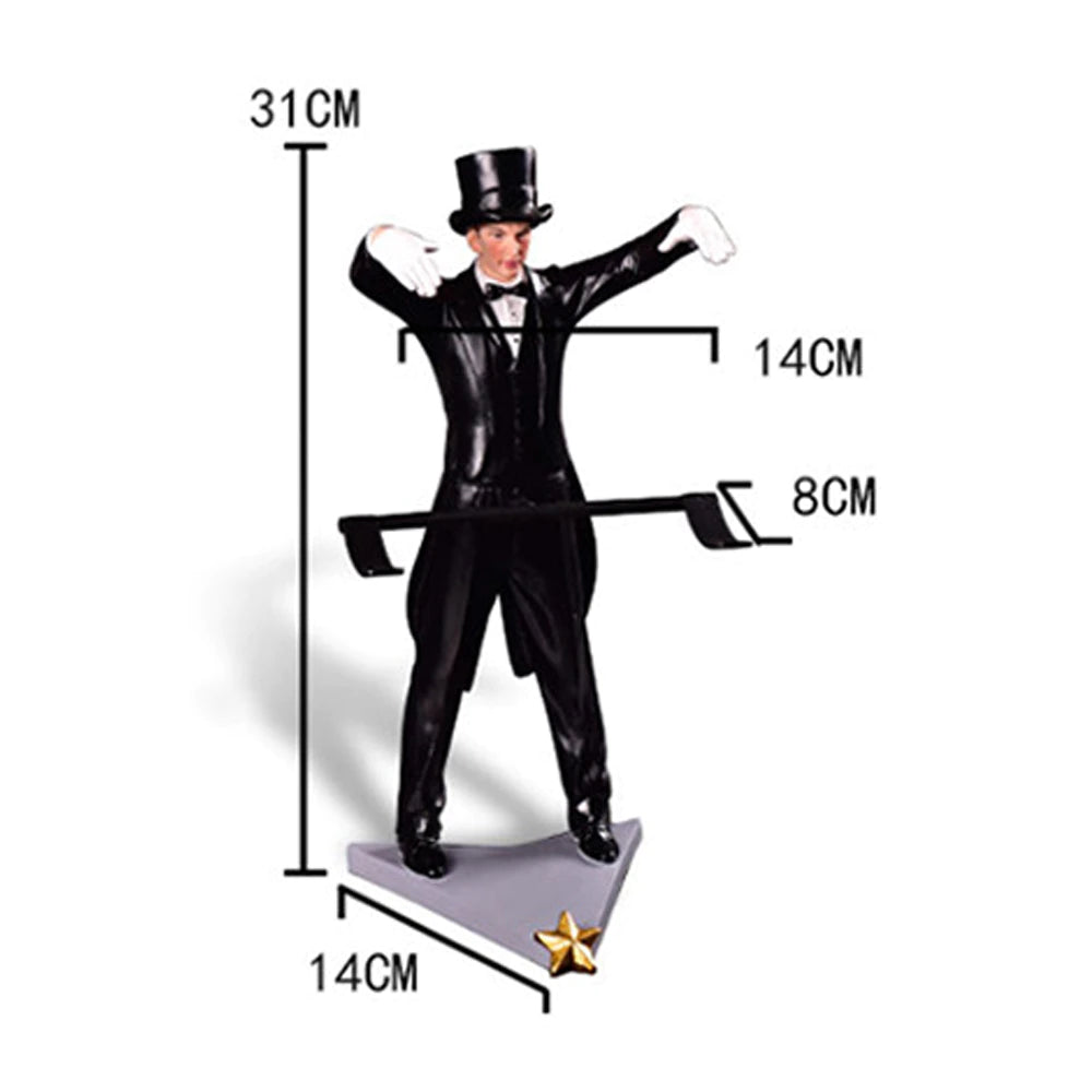 ALDO Kitchen & Dining > Kitchen Tools & Utensils > Kitchen Organizers > Drinkware Holders black / resin / 31cm x 14cm / 12.2: x 5.5" inches Amazing  Magician Wine Bottle Holder Wine Ruck Hand-made Exquisite Craftsmanship
