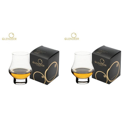 ALDO Kitchen & Dining > Tableware > Drinkware 2 pices Private Collections Glendeer Copita Glass Crystal Tasting Whiskey Goblet